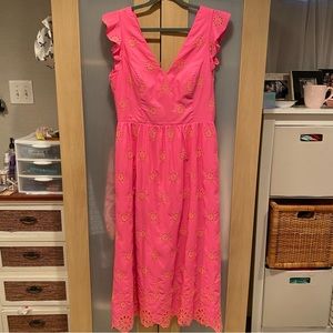 Lilly Pulitzer Lillyanne Flutter Sleeve Midi